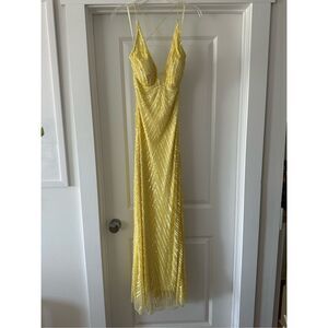 Stenay Yellow Sequin Maxi Dress